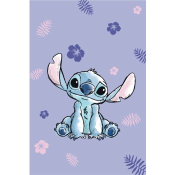 Disney Lilo és Stitch, A csillagkutya Purple mikroflanel takaró 100x150 cm