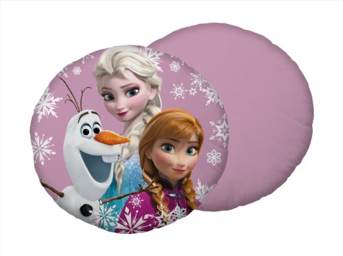 Disney Jégvarázs Pink formapárna, díszpárna 35cm