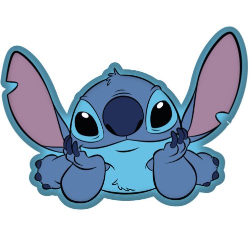 Disney Lilo és Stitch, A csillagkutya On The Belly formapárna, díszpárna 35cm