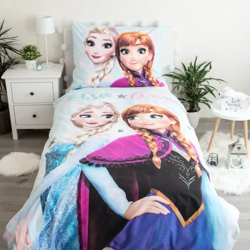 Disney Jégvarázs Light Blue ágyneműhuzat 140×200cm, 70×90cm