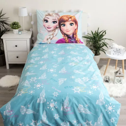 Disney Jégvarázs Light Blue ágyneműhuzat 140×200cm, 70×90cm