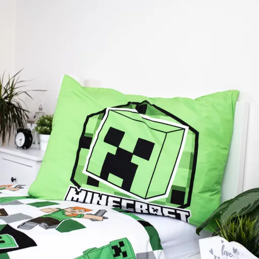 Minecraft Out of the Box ágyneműhuzat 140×200cm, 70×90cm microfibre
