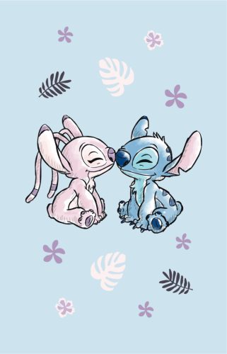 Disney Lilo és Stitch, a csillagkutya Light blue kéztörlő, arctörlő, törölköző 30x50 cm