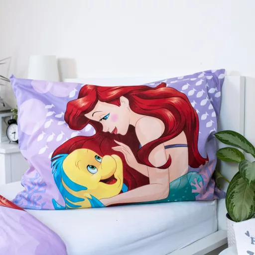 Disney Hercegnők Ariel Pink ágyneműhuzat 140×200cm, 70×90cm