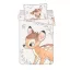 Disney Bambi Beige gyerek ágyneműhuzat 100×135cm, 40×60cm
