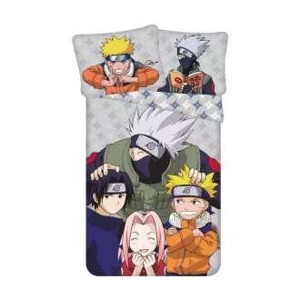 Naruto Grey ágyneműhuzat 140×200cm, 70×90cm