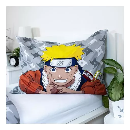 Naruto Grey ágyneműhuzat 140×200cm, 70×90cm