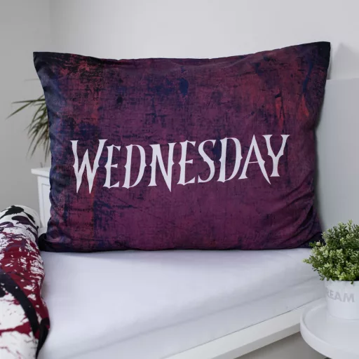 Wednesday Raven ágyneműhuzat 140×200cm, 70×90cm