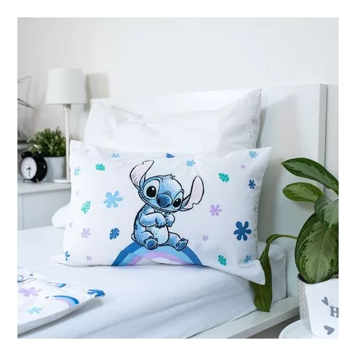 Disney Lilo és Stitch, A csillagkutya Rainbow gyerek, ovis ágyneműhuzat 100×135cm, 40×60cm