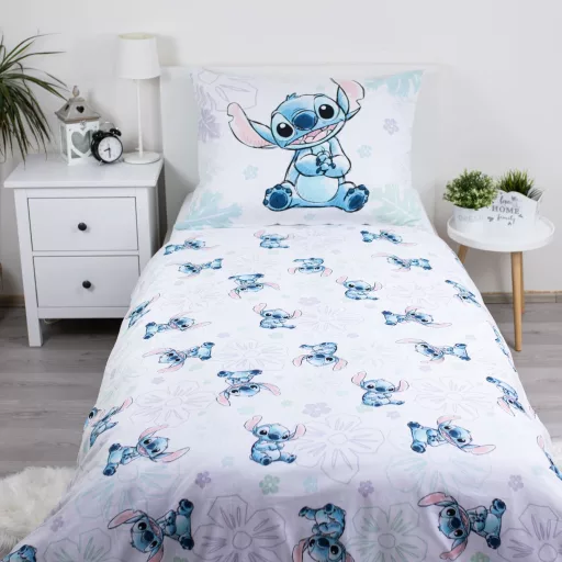 Disney Lilo és Stitch, A csillagkutya Ohana White ágyneműhuzat 140×200cm, 70×90cm