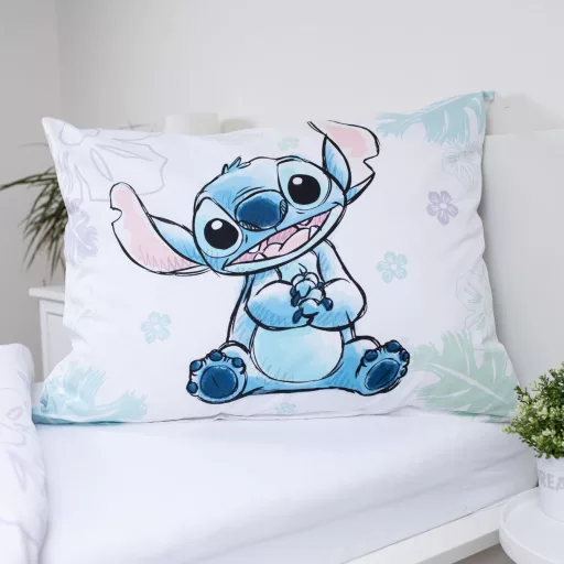 Disney Lilo és Stitch, A csillagkutya Ohana White ágyneműhuzat 140×200cm, 70×90cm