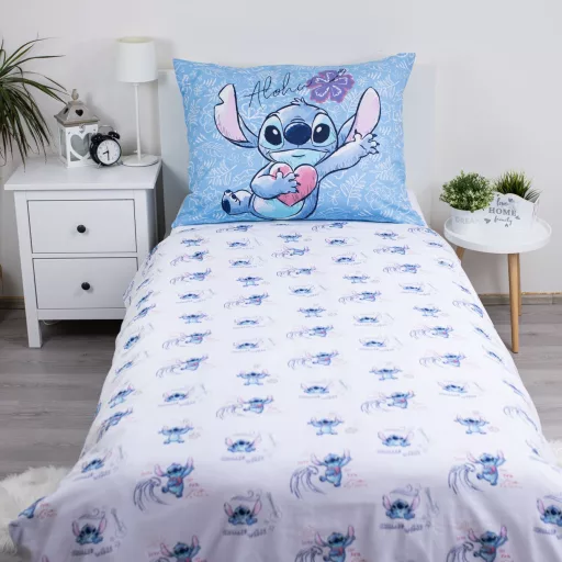 Disney Lilo és Stitch, A csillagkutya Wave ágyneműhuzat 140×200cm, 70×90cm