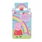 Peppa malac Jump In ágyneműhuzat 140×200cm, 70×90cm