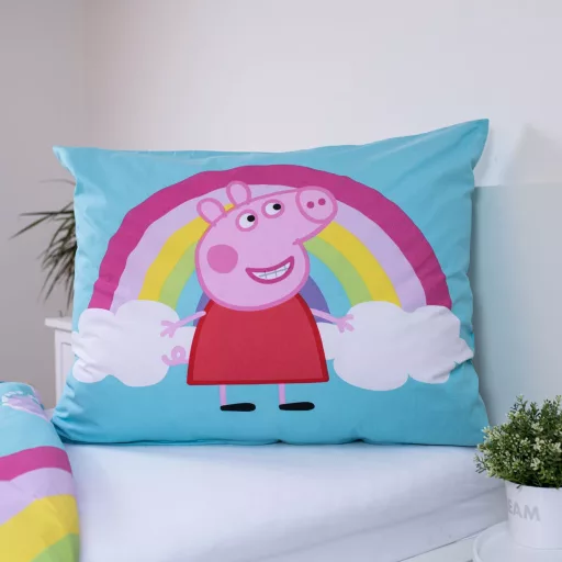 Peppa malac Jump In ágyneműhuzat 140×200cm, 70×90cm