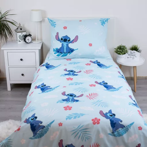 Disney Lilo és Stitch, A csillagkutya Blue ágyneműhuzat 140×200cm, 70×90cm