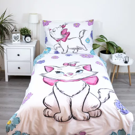 Disney Marie Floral ágyneműhuzat 140×200cm, 70×90cm