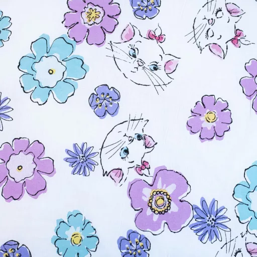 Disney Marie Floral ágyneműhuzat 140×200cm, 70×90cm