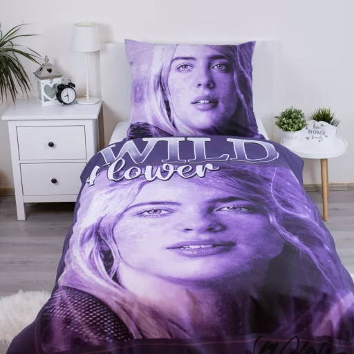 Billie Eilish Wild Flower ágyneműhuzat 140×200cm, 70×90cm