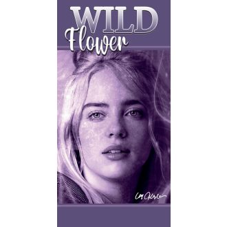   Billie Eilish Wild Flower fürdőlepedő, strandtörölköző 70x140cm