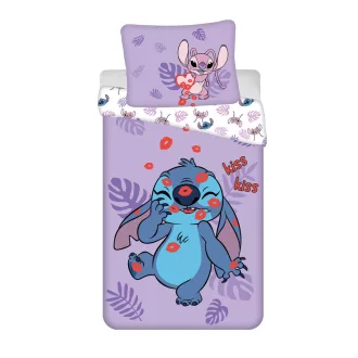 Disney Lilo és Stitch, A csillagkutya Kiss ágyneműhuzat 140×200cm, 70×90cm