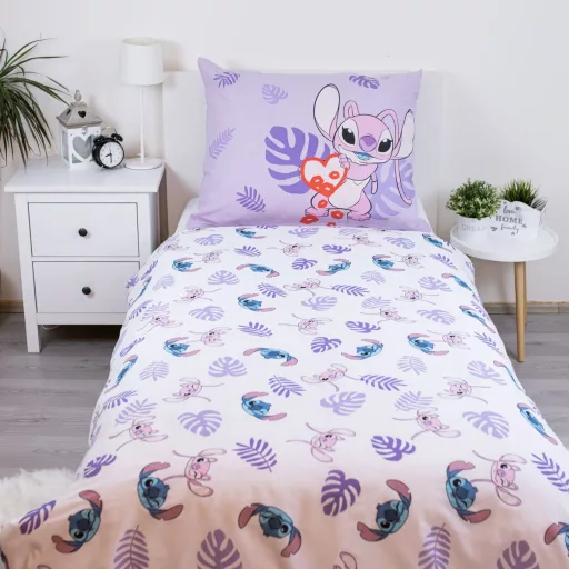 Disney Lilo és Stitch, A csillagkutya Kiss ágyneműhuzat 140×200cm, 70×90cm