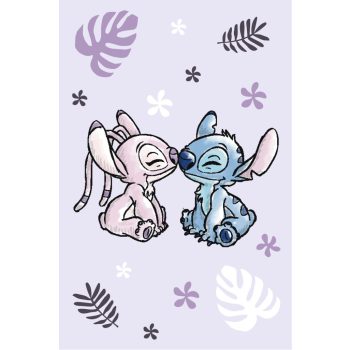 Disney Lilo és Stitch, A csillagkutya Purple polár takaró 100x150 cm