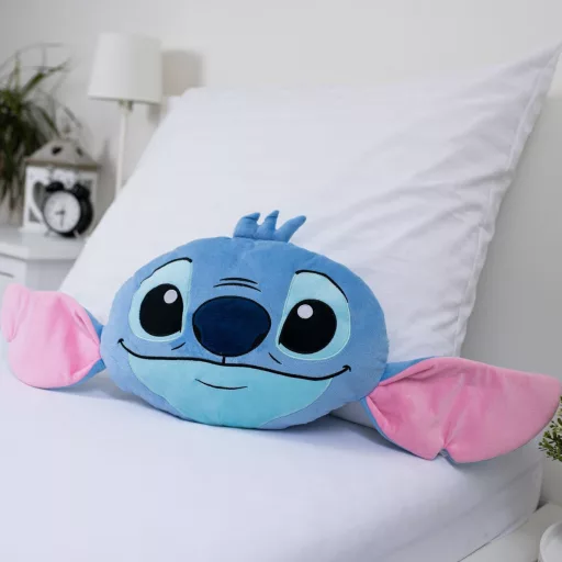 Disney Lilo és Stitch, A csillagkutya Blue 3D formapárna, díszpárna 35cm