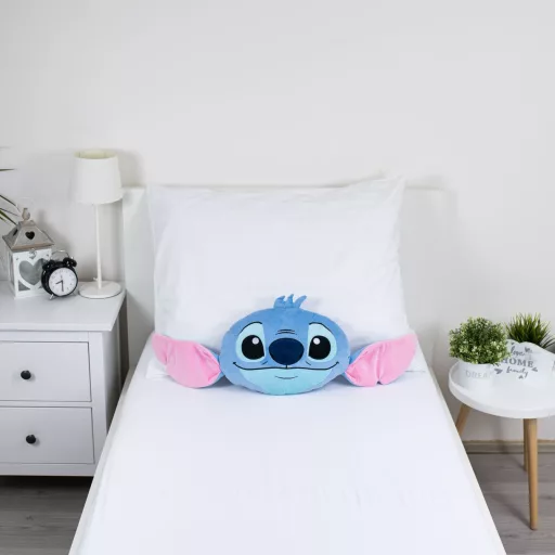 Disney Lilo és Stitch, A csillagkutya Blue 3D formapárna, díszpárna 35cm