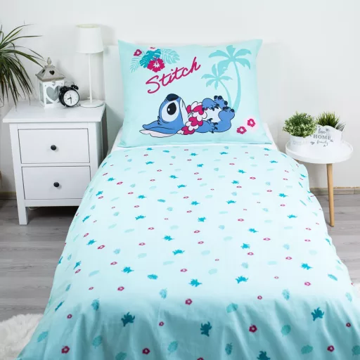Disney Lilo és Stitch, A csillagkutya Hawaii ágyneműhuzat 140×200cm, 70×90 cm