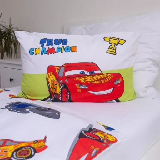 Disney Verdák Champion gyerek, ovis ágyneműhuzat 100×135cm, 40×60cm