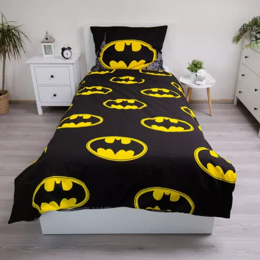 Batman The Emblem ágyneműhuzat 140×200cm, 70x90 cm