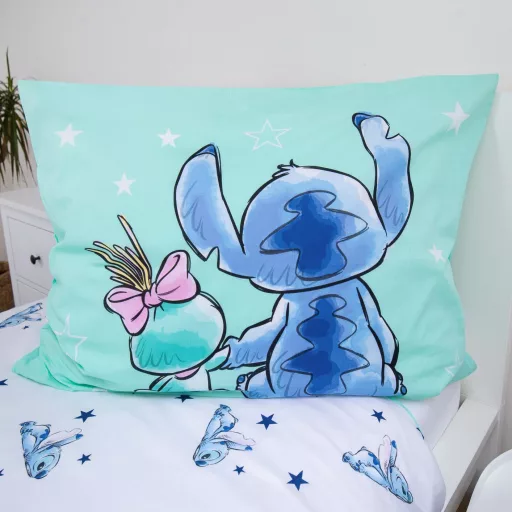 Disney Lilo és Stitch, A csillagkutya Buddies ágyneműhuzat 140×200cm, 70×90cm