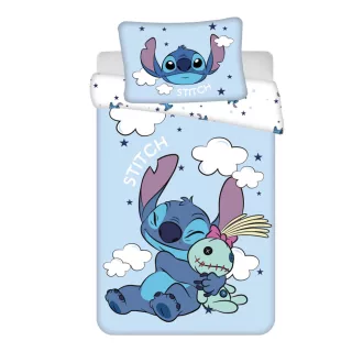 Disney Lilo és Stitch, A csillagkutya Clouds gyerek, ovis ágyneműhuzat 100×135cm, 40×60cm
