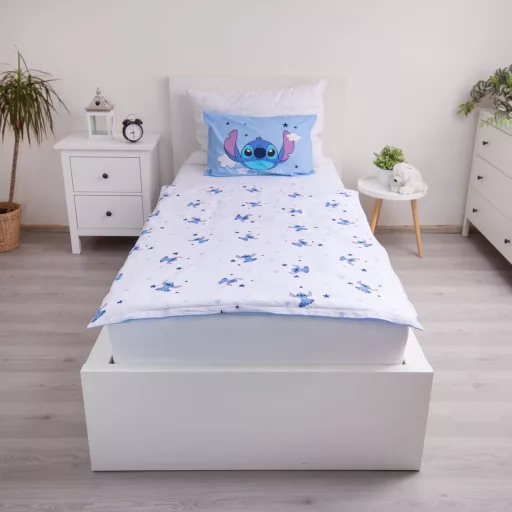 Disney Lilo és Stitch, A csillagkutya Clouds gyerek, ovis ágyneműhuzat 100×135cm, 40×60cm