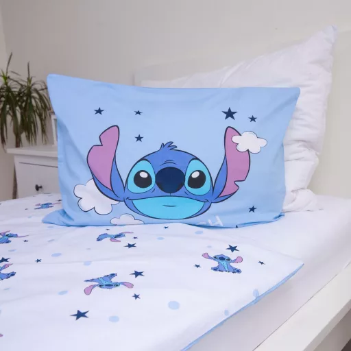 Disney Lilo és Stitch, A csillagkutya Clouds gyerek, ovis ágyneműhuzat 100×135cm, 40×60cm