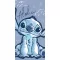 Disney Lilo és Stitch, A csillagkutya Aloha fürdőlepedő, strandtörölköző 70x140cm