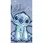 Disney Lilo és Stitch, A csillagkutya Aloha fürdőlepedő, strandtörölköző 70x140cm