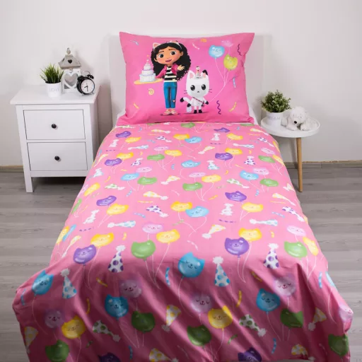 Gabi babaháza Rainbow Party ágyneműhuzat 140×200cm, 70×90cm microfibre