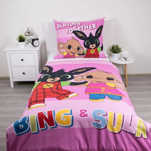 Bing Playing Together ágyneműhuzat 140×200cm, 70×90cm