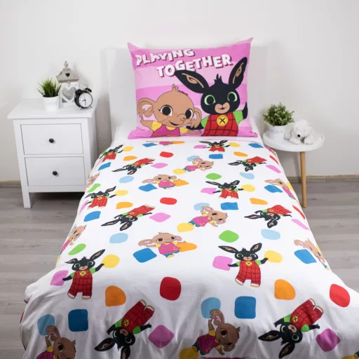 Bing Playing Together ágyneműhuzat 140×200cm, 70×90cm