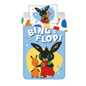 Bing Flop gyerek, ovis ágyneműhuzat 100×135cm, 40×60cm