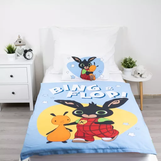 Bing Flop gyerek, ovis ágyneműhuzat 100×135cm, 40×60cm
