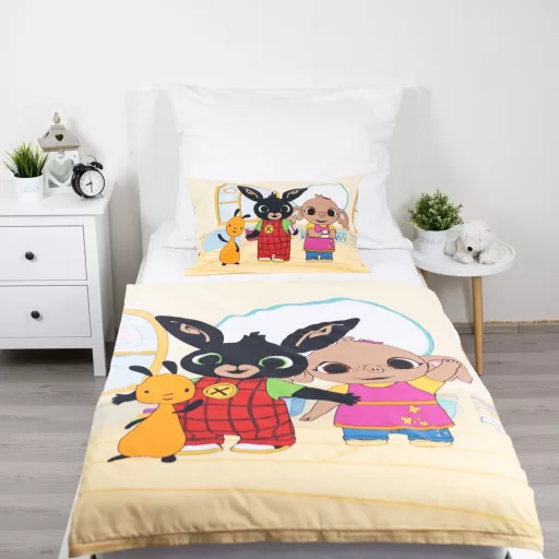 Bing Playroom gyerek, ovis ágyneműhuzat 100×135cm, 40×60cm