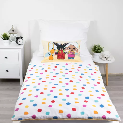 Bing Playroom gyerek, ovis ágyneműhuzat 100×135cm, 40×60cm