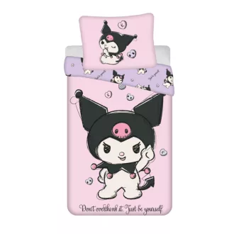 Hello Kitty Kuromi Be Yourself ágyneműhuzat 140×200cm, 70×90cm