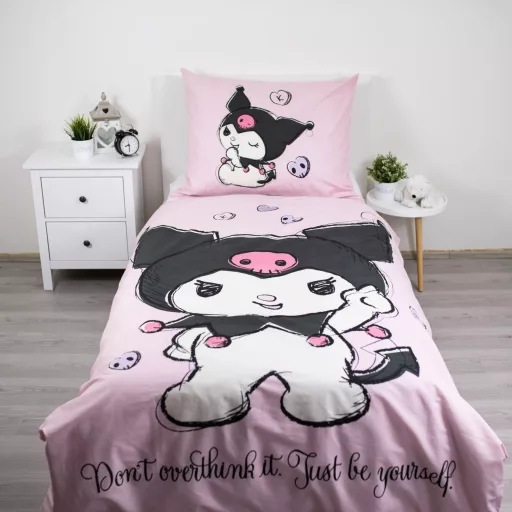 Hello Kitty Kuromi Be Yourself ágyneműhuzat 140×200cm, 70×90cm