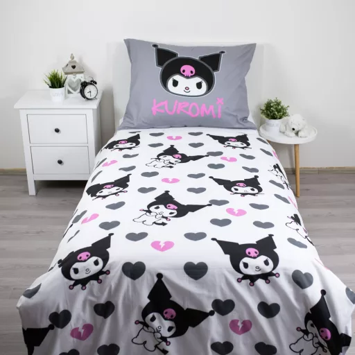 Hello Kitty Kuromi ágyneműhuzat 140×200cm, 70×90cm