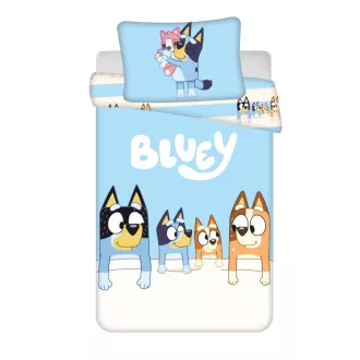 Bluey Family gyerek, ovis ágyneműhuzat 100×135cm, 40×60cm