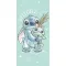 Disney Lilo és Stitch, A csillagkutya Buddies fürdőlepedő, strandtörölköző 70x140cm