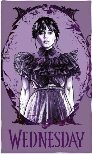 Wednesday Gothic kéztörlő, arctörlő, törölköző 30x50 cm